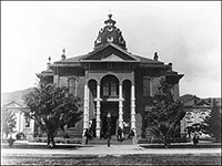 Old Mendocino County, California Courthouse