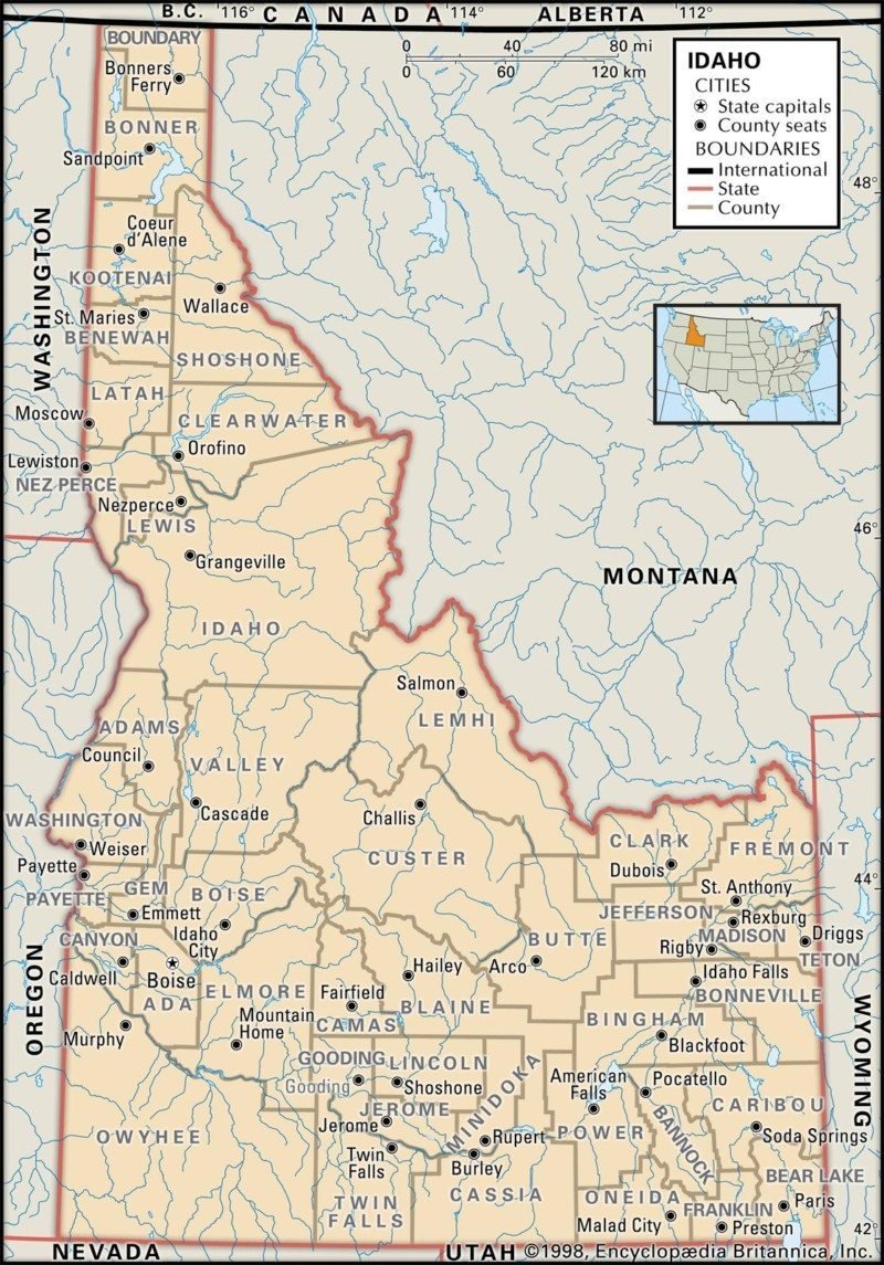 Historical Facts Of Idaho Counties Guide   ID County 800x1145 