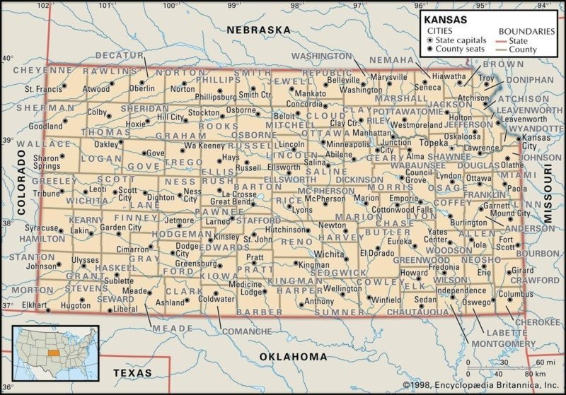 Historical Facts of Kansas Counties Guide