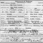 Virginia 1939 marriage record